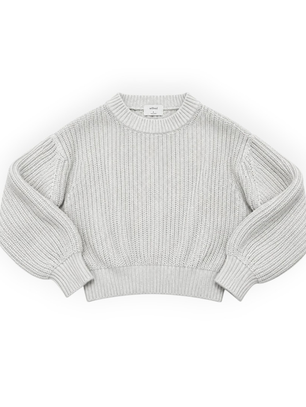 Wilfred by Aritzia Textured Knit Sweater – Ivory/Cream – Size M